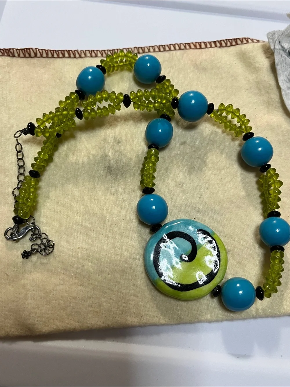 925 Sterling Silver handcrafted necklace